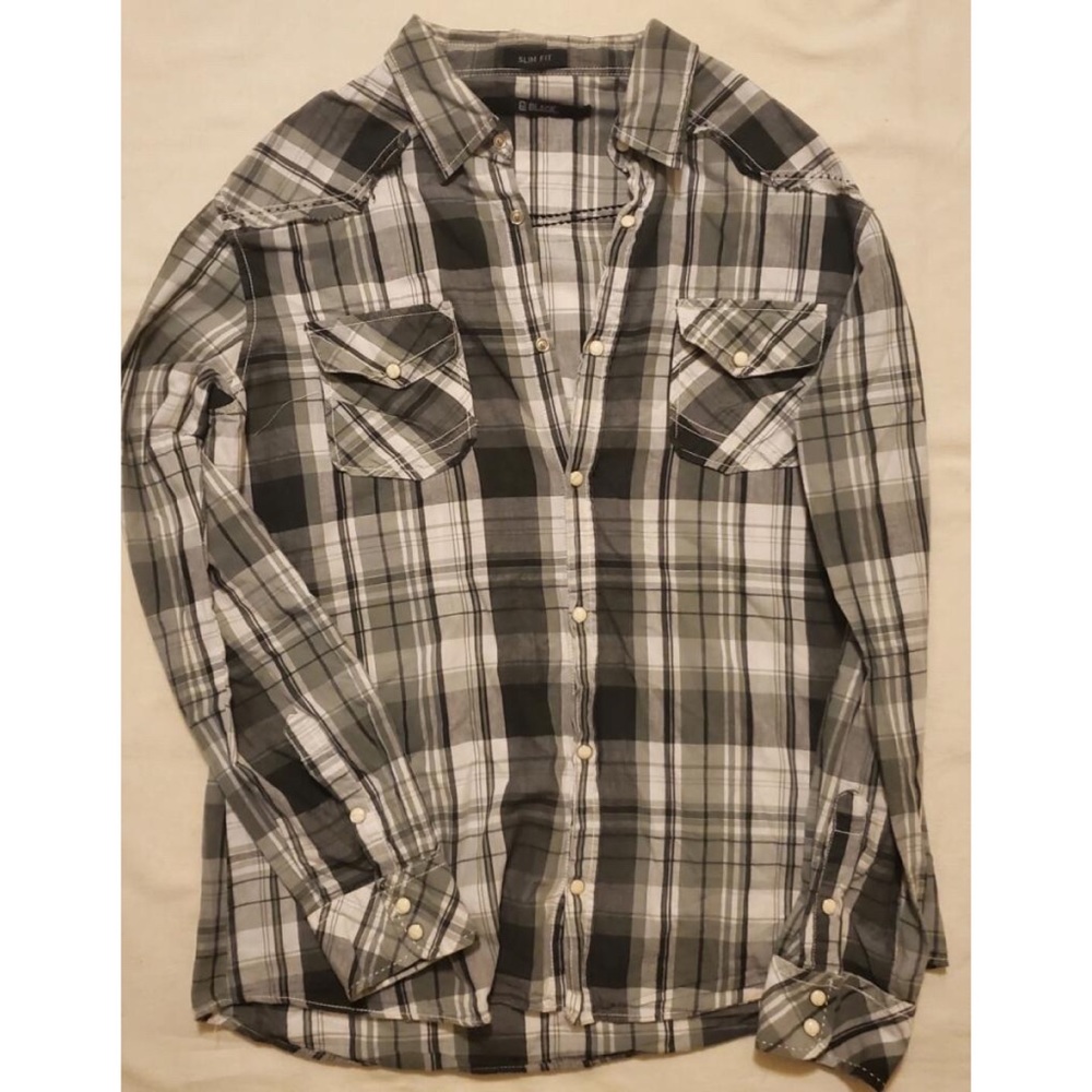 “BLACK” brand Western Shirt